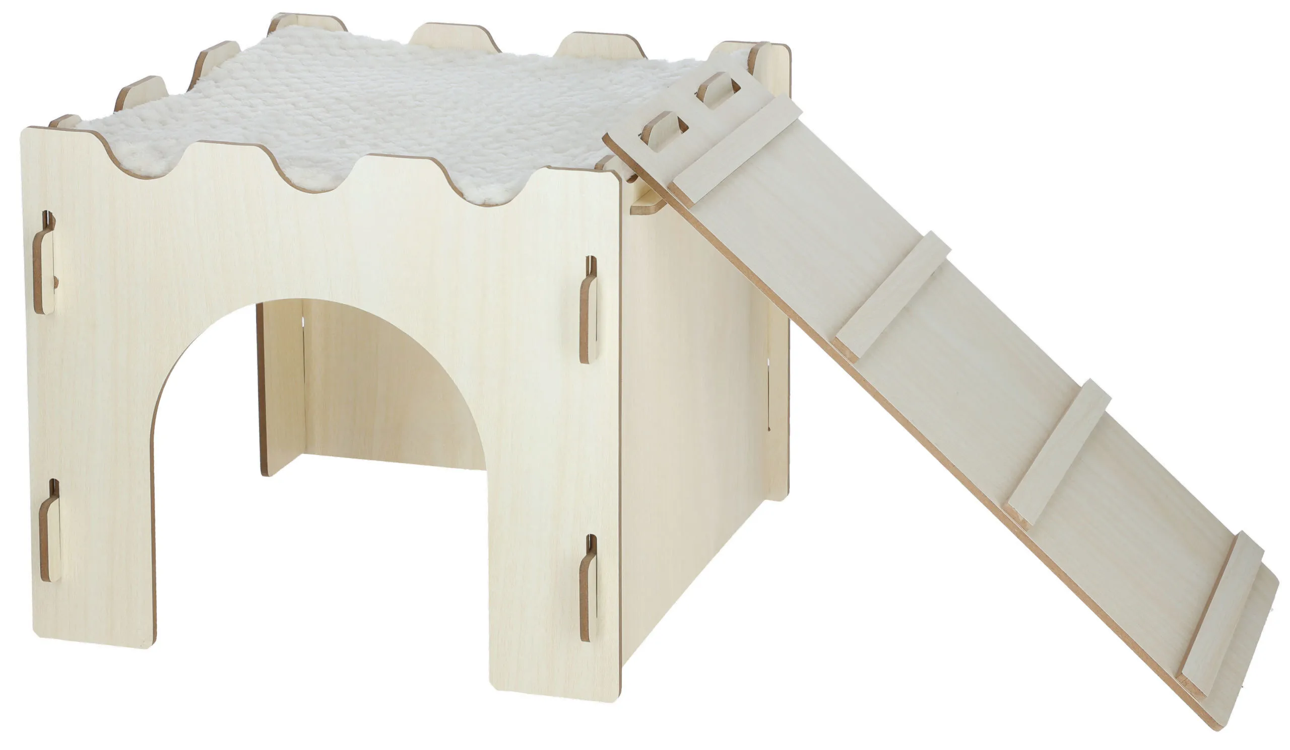 Kerbl - Château Pour Rongeur Avec Rampe - 53x28x25cm