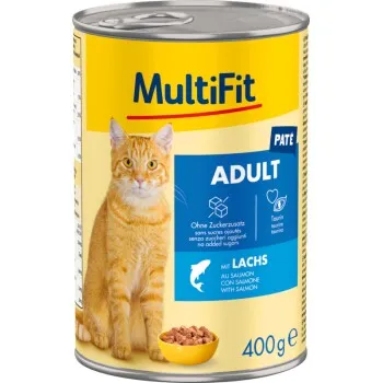 MultiFit Adult Paté Saumon 6x400 g