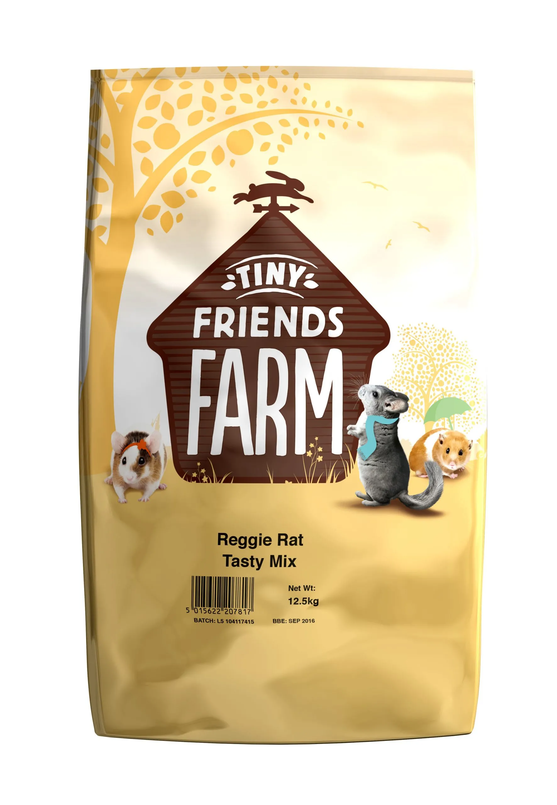 Tiny Friends Farm - Aliment complet Rat et Souris Tasty Mix pour Rongeurs