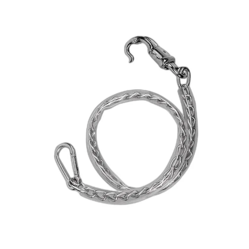 Longe pour cheval gainée de plastique transparent