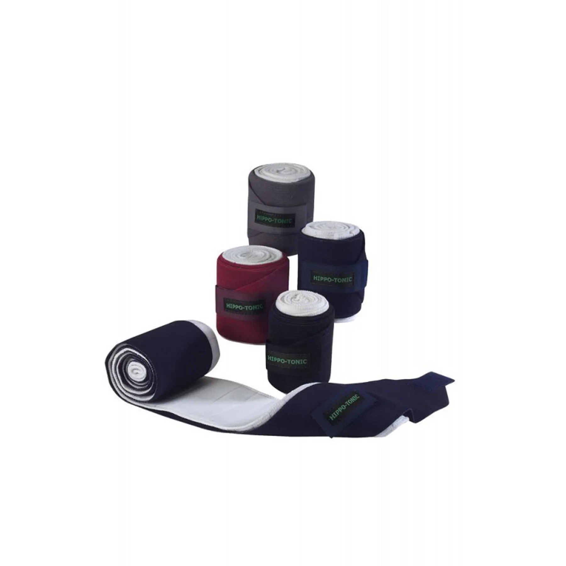 Bandes de travail élastiques avec sous-bandes pour cheval