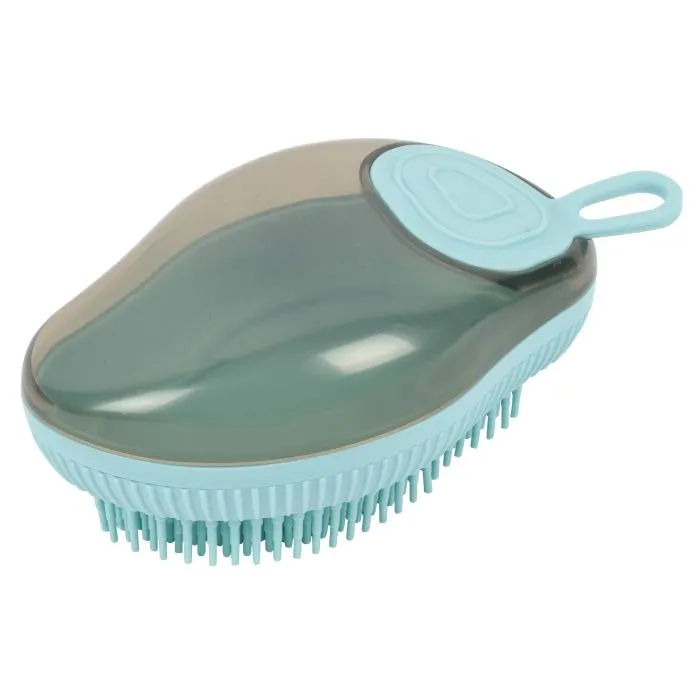 Yogi Family Brosse avec Distributeur Bleu 11x3,7x7cm