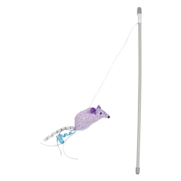 Yogi Family Canne à pêche avec souris Nidra Lila 40cm