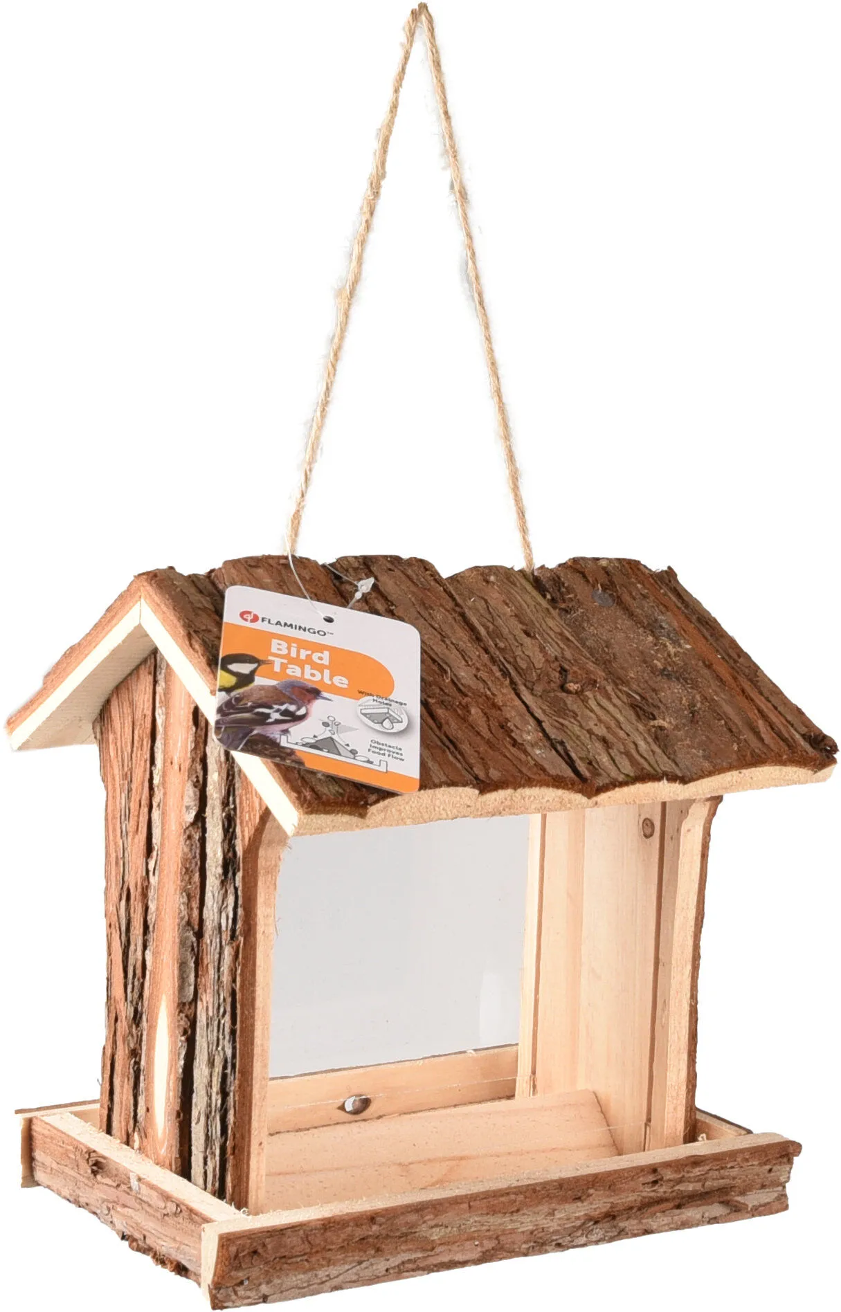 Flamingo - Mangeoire Silo Jarno à Suspendre - 21x17x21cm
