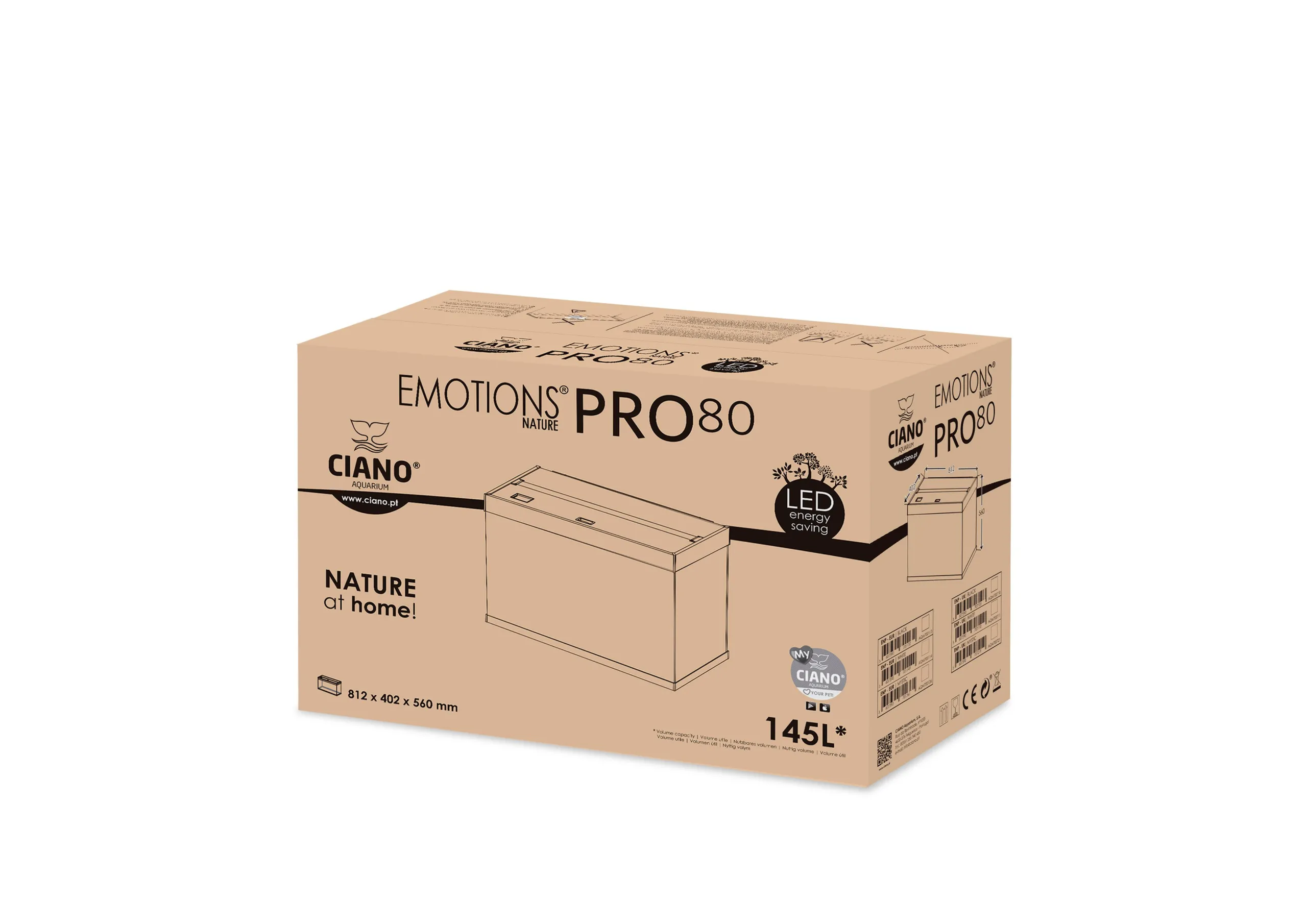 Ciano - Aquarium Mystic Nature Pro 80 - 145L