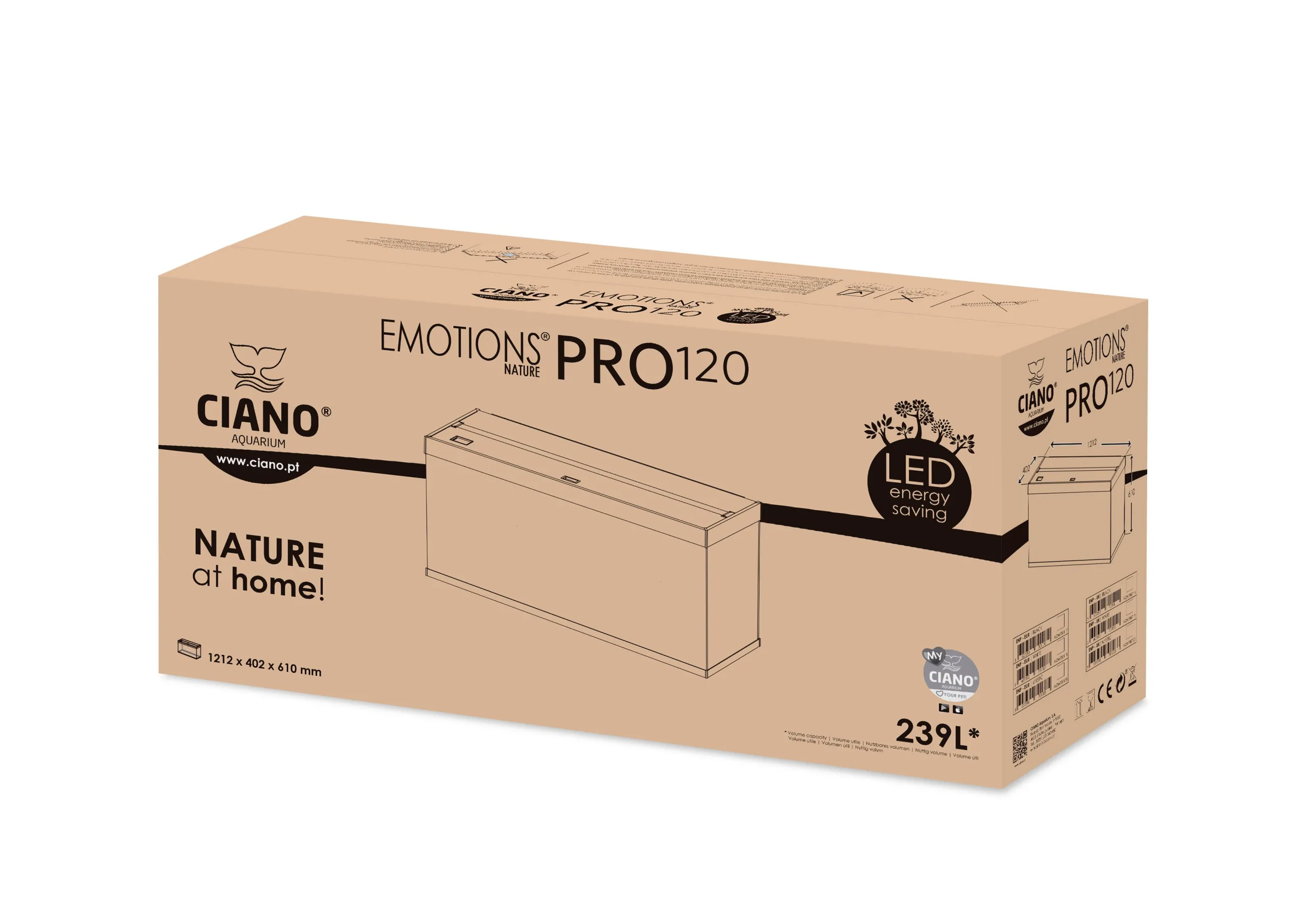 Ciano - Aquarium Mystic Nature Pro 120 - 239L