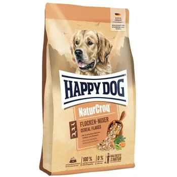 HAPPY DOG Croquettes NaturCroq pour chien adulte, Flocons Mixer 1,5 kg