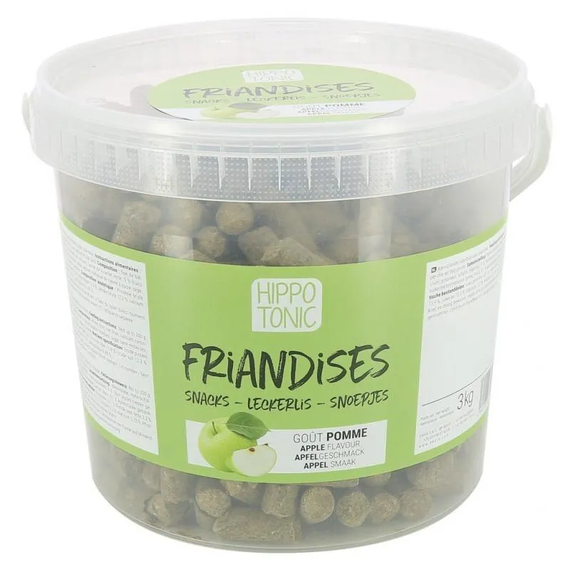 Bonbons pour chevaux goût pomme