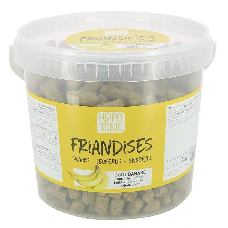 Bonbons pour chevaux goût banane