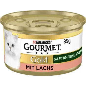GOURMET Gold Fines aiguillettes juteuses 12 x 85 g Saumon