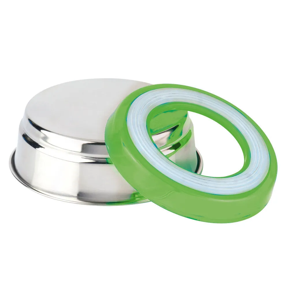 Croci - Bol en Acier Fluo Vert pour Chats