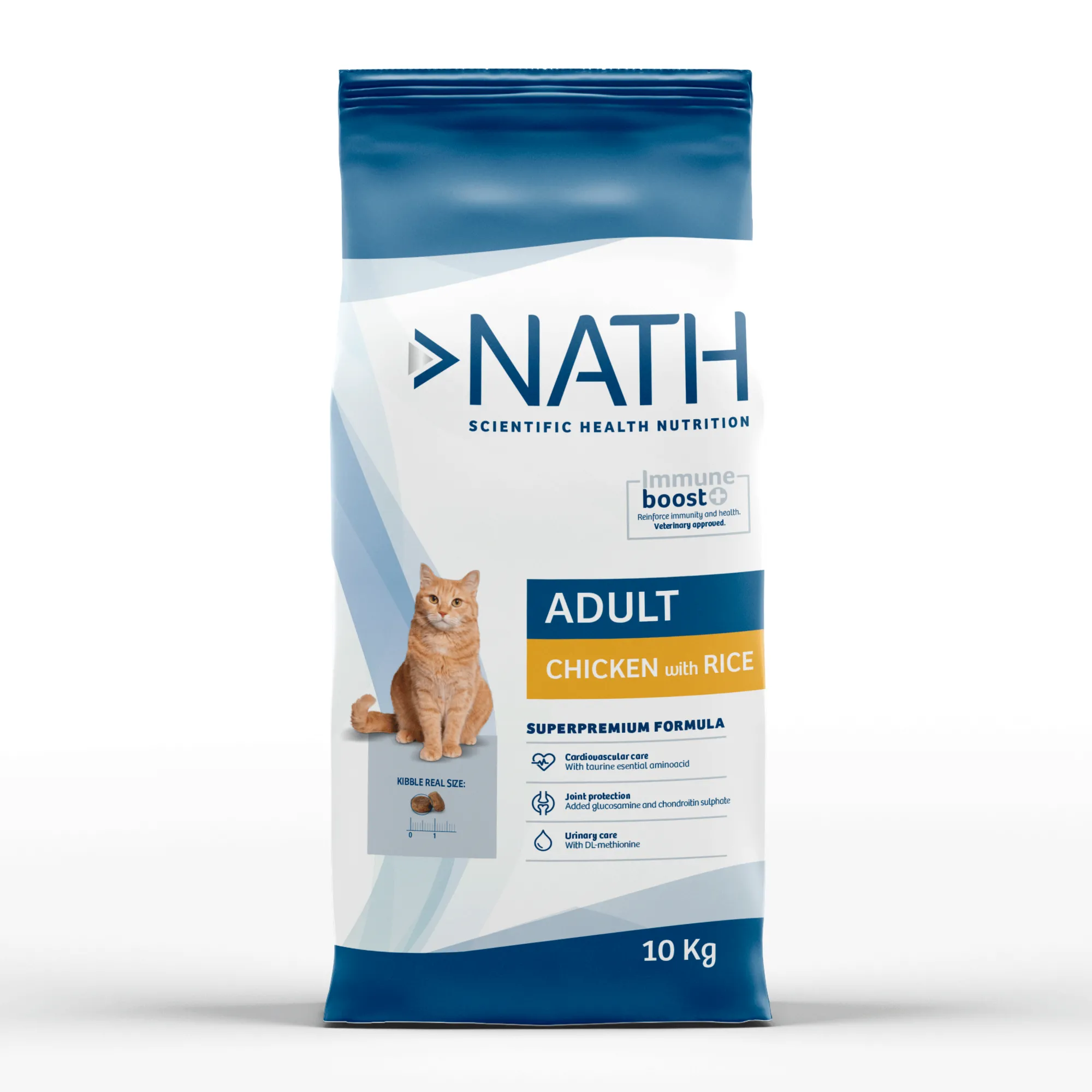 Nath- Croquettes Poulet et Riz pour Chat Adulte