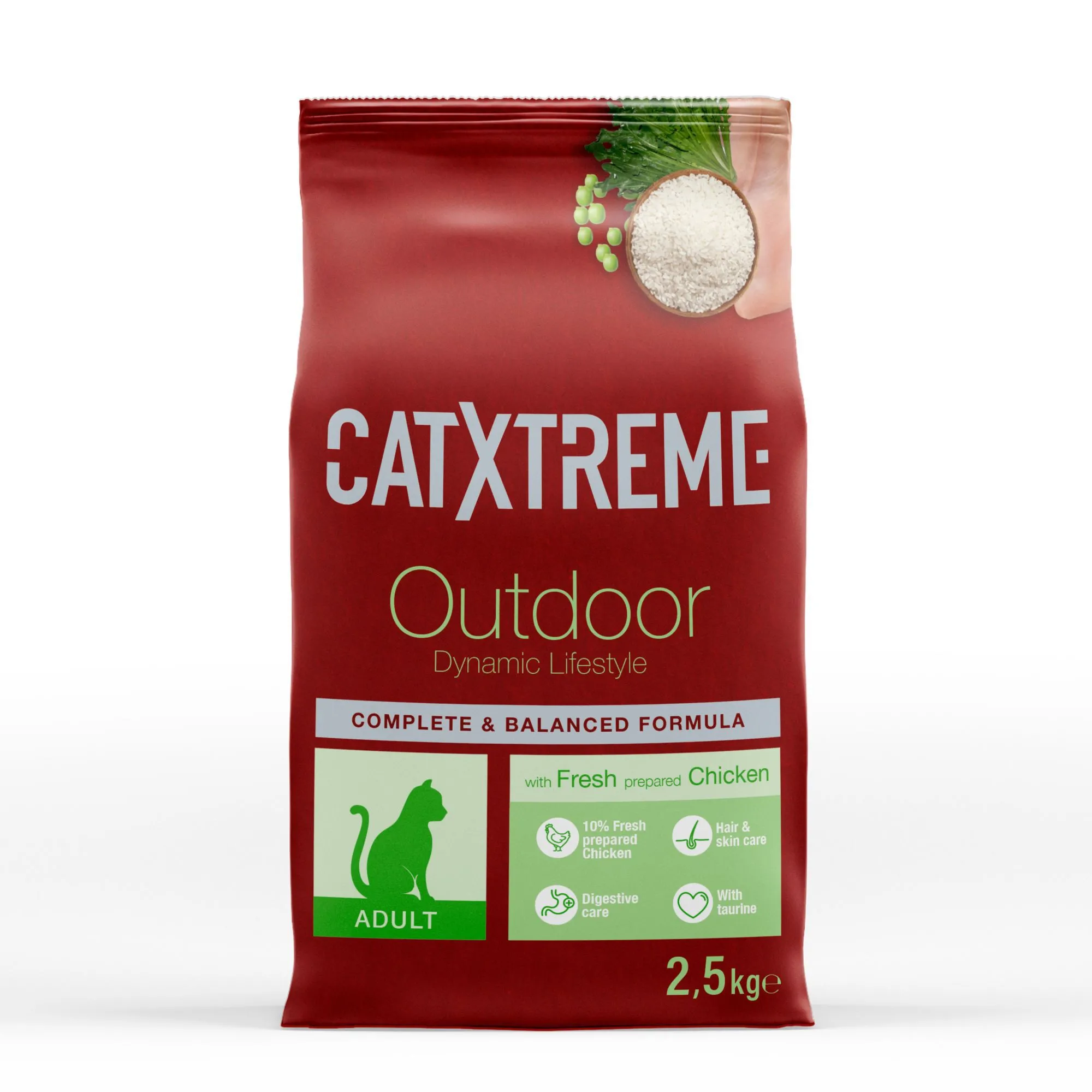 Catxtreme - Croquettes Outdoor au Poulet pour Chat Adulte