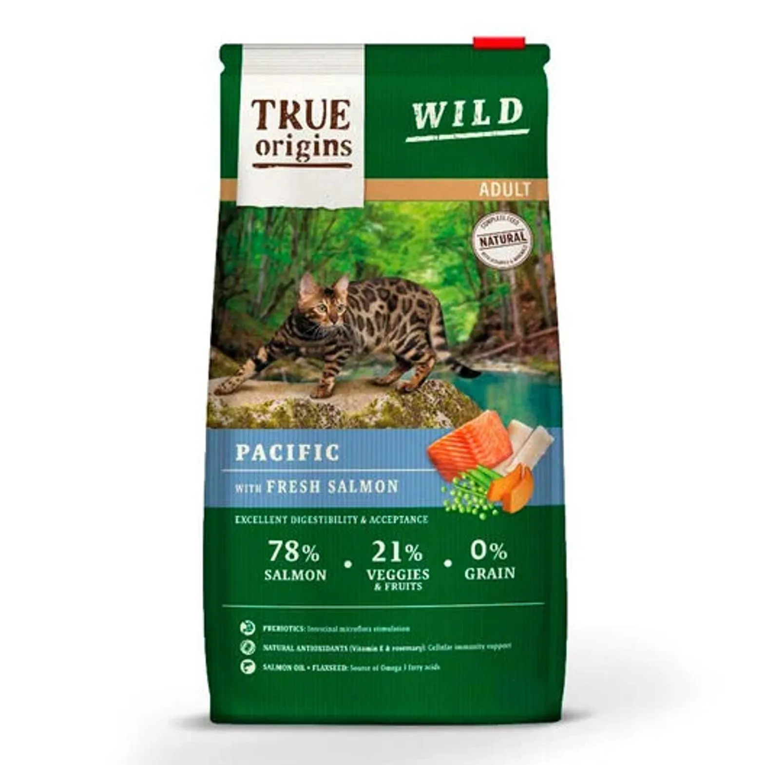 True Origins Wild - Croquettes Saumon pour Chats Adultes