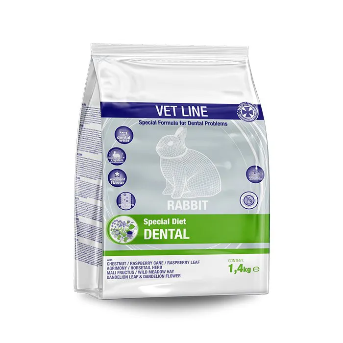 Cunipic - Aliment Vet Line Dental pour Lapins - 1.4 kg