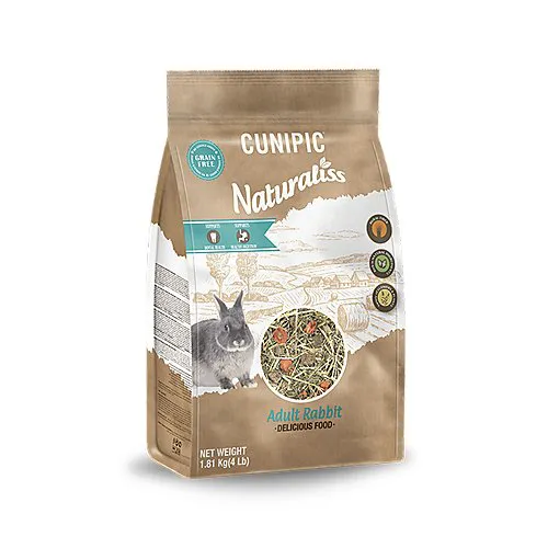 Cunipic - Aliment Naturaliss Lapin Adulte - 1.81kg