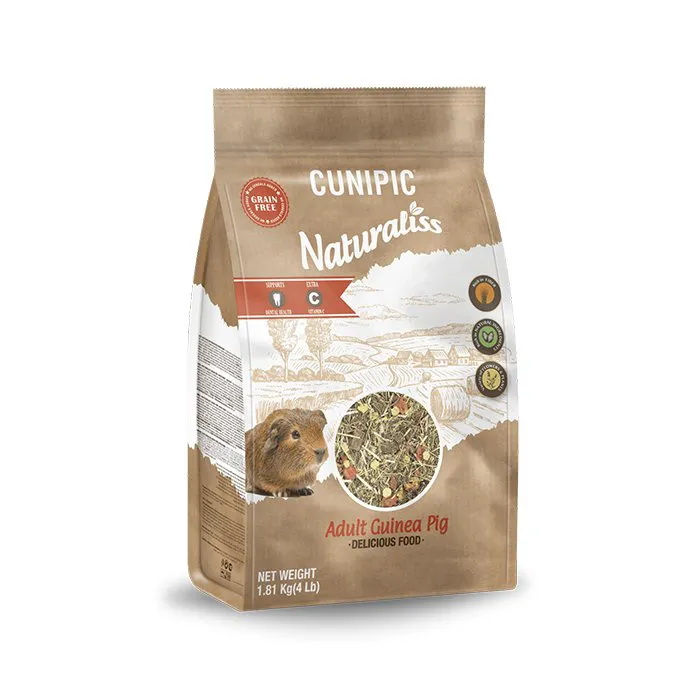 Cunipic - Aliment Naturaliss Cochon d'Inde - 1.81kg