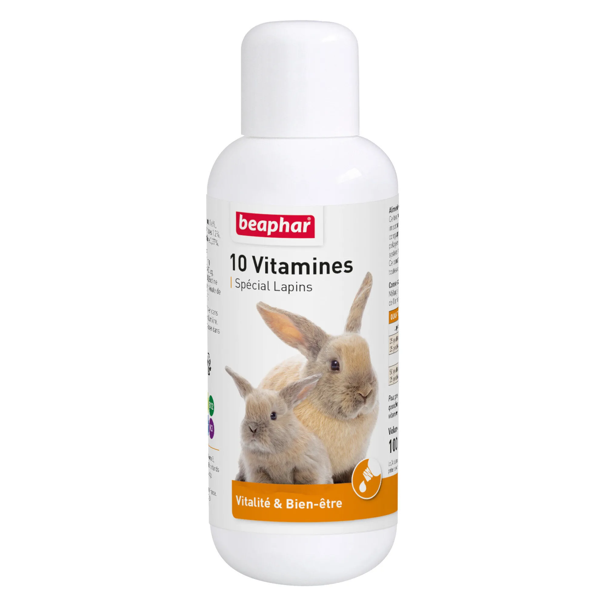 Beaphar - 10 Vitamines pour lapin - 100 ml