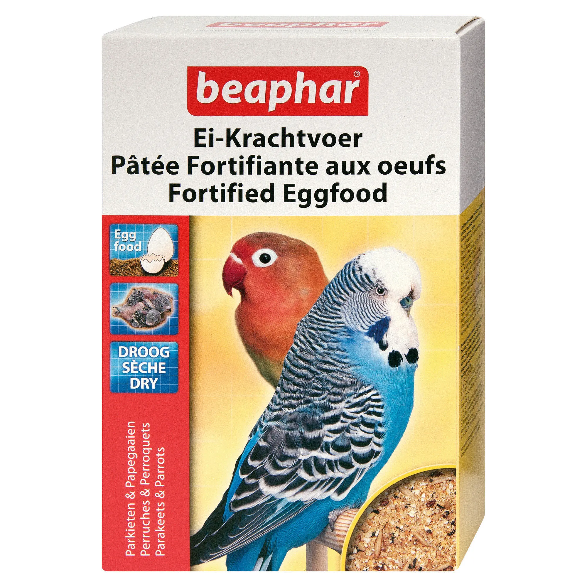 Beaphar - Pâtée fortifiante aux œufs pour perruches et perroquets - 1 kg