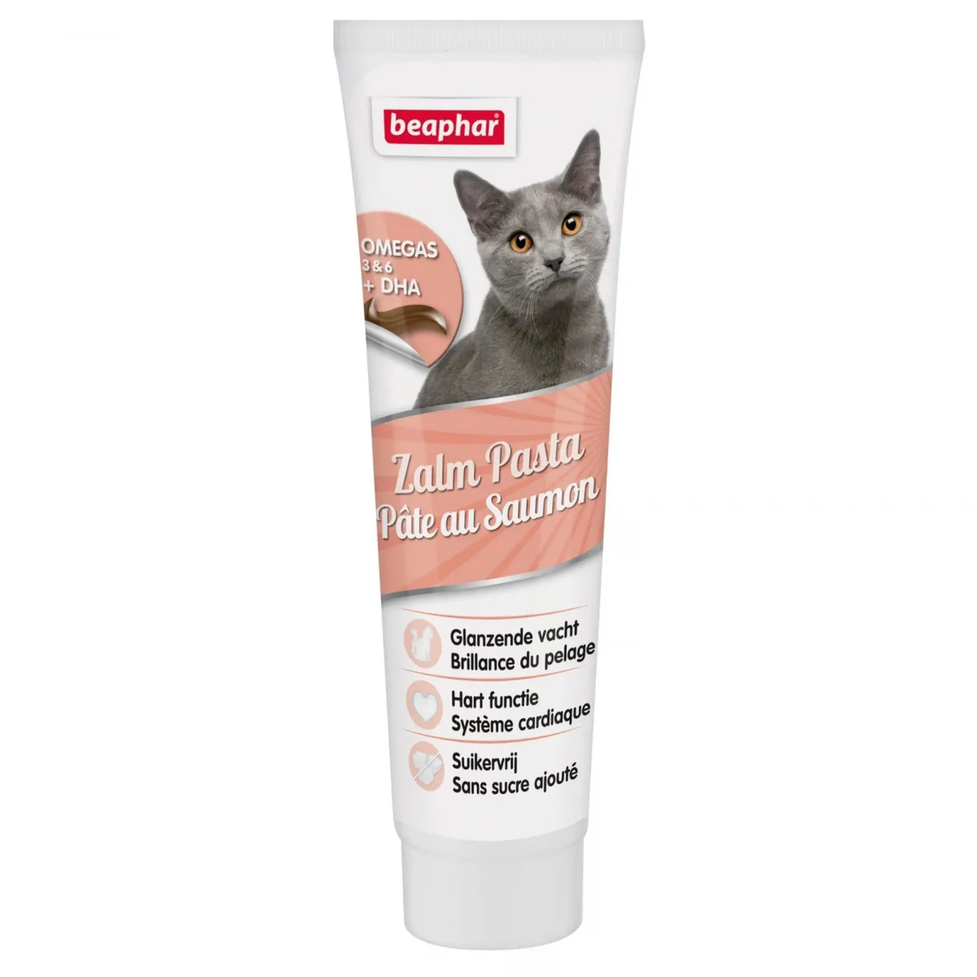 Beaphar - Pâte Beauté du Pelage au Saumon pour Chat - 100g