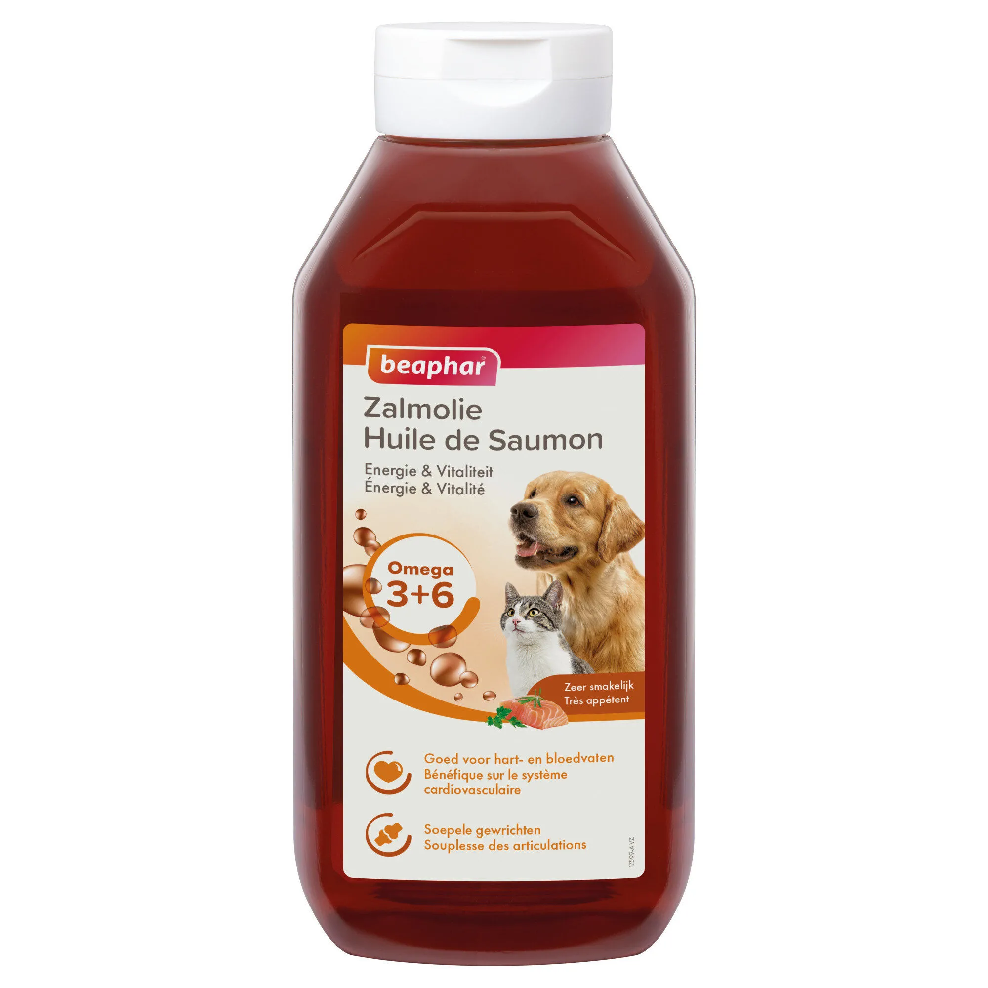 Beaphar - Huile de saumon pour chien et chat - 940 ml
