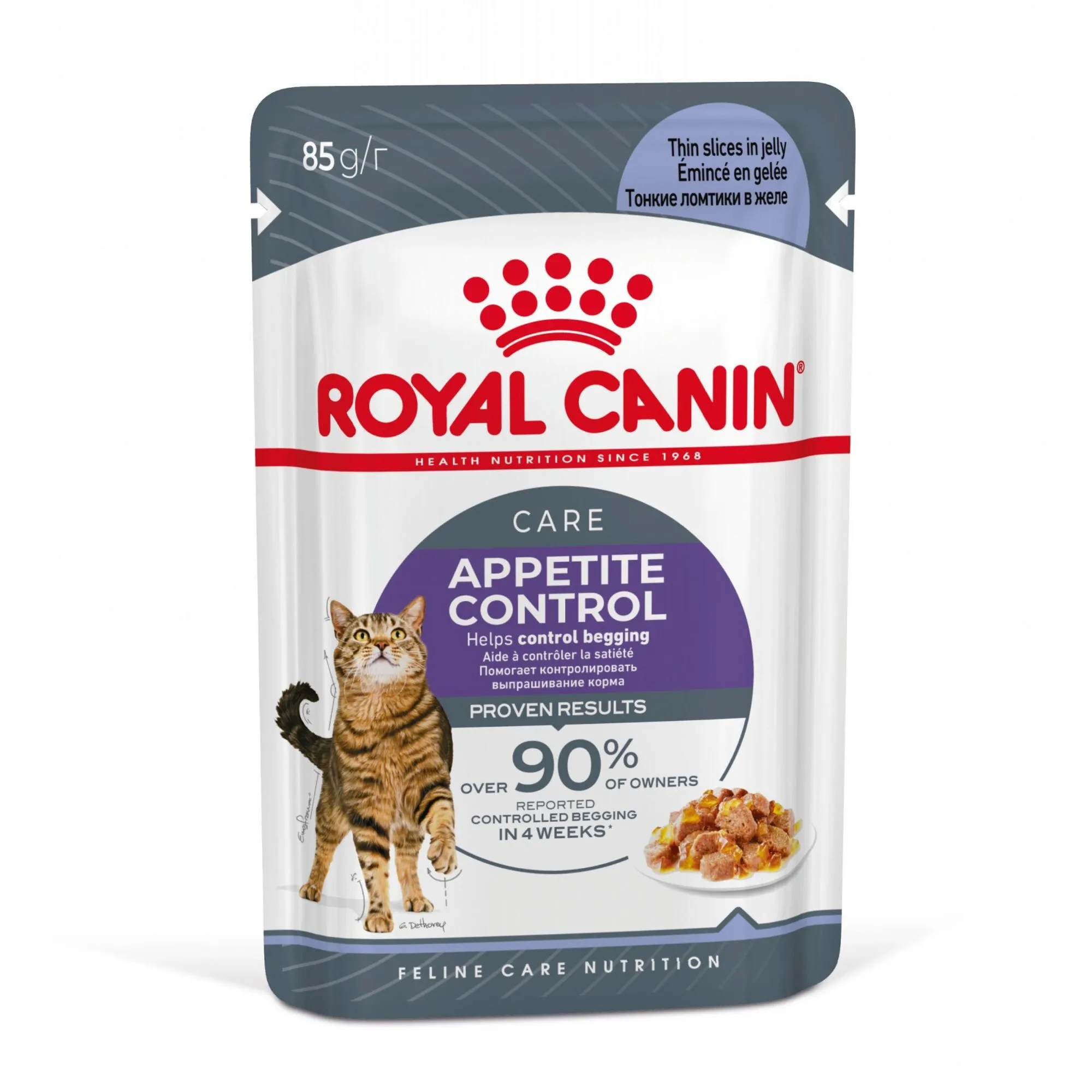 Royal Canin - Sachets Appetite Control Care en Gelée pour Chat - 12x85g