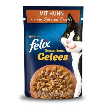 Felix Sensations Gelées Poulet et carottes 26x85 g