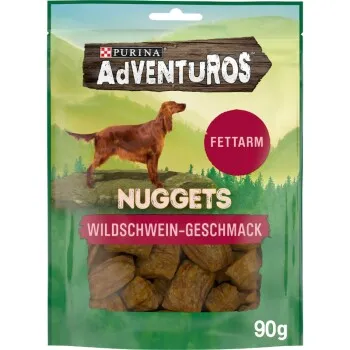 Adventuros Friandises PURINA Nuggets au goût de sanglier allégées en matières grasses 6 x 90 g