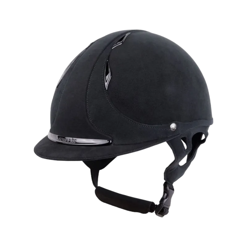 Antarès Sellier - Casque Hunter visière standard Noir / Noir