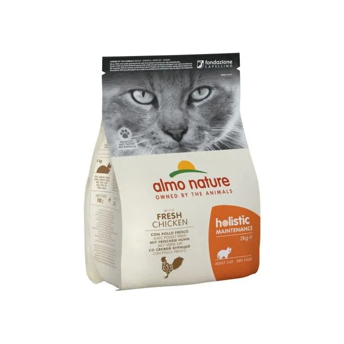 Almo Nature Chat Holistic Maintenance Pouleet Et Riz Adulte 2kg