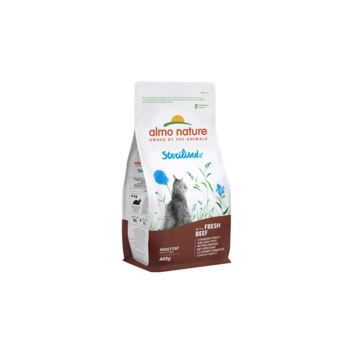 Almo Nature Chat Sterilised Boeuf & Riz Adulte 400g