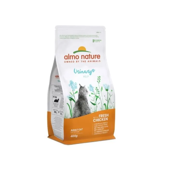 Almo Nature Chat Urinary Help Poulet Frais Adulte 400g
