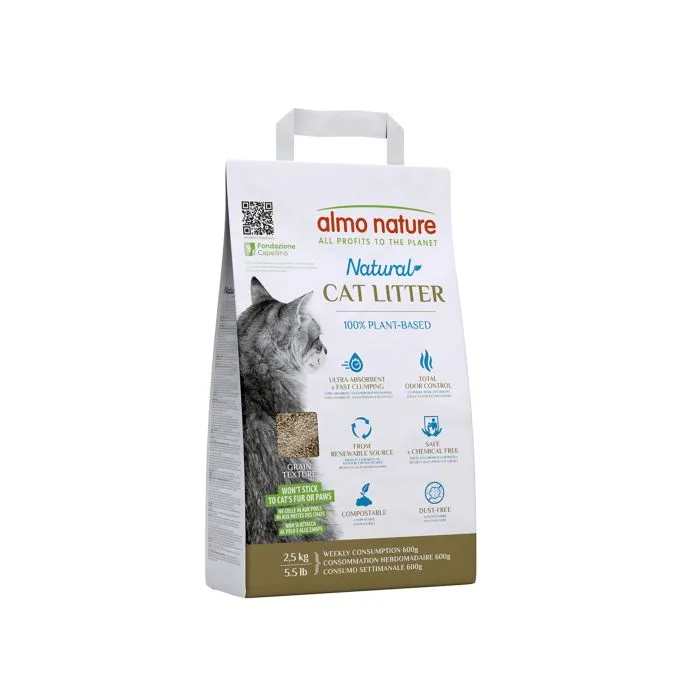 Almo Nature Natural Litière pour Chats 2,5kg