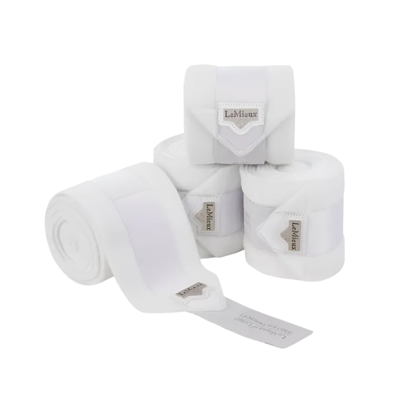 LeMieux - Bandes de polo Loire Blanc (x4)