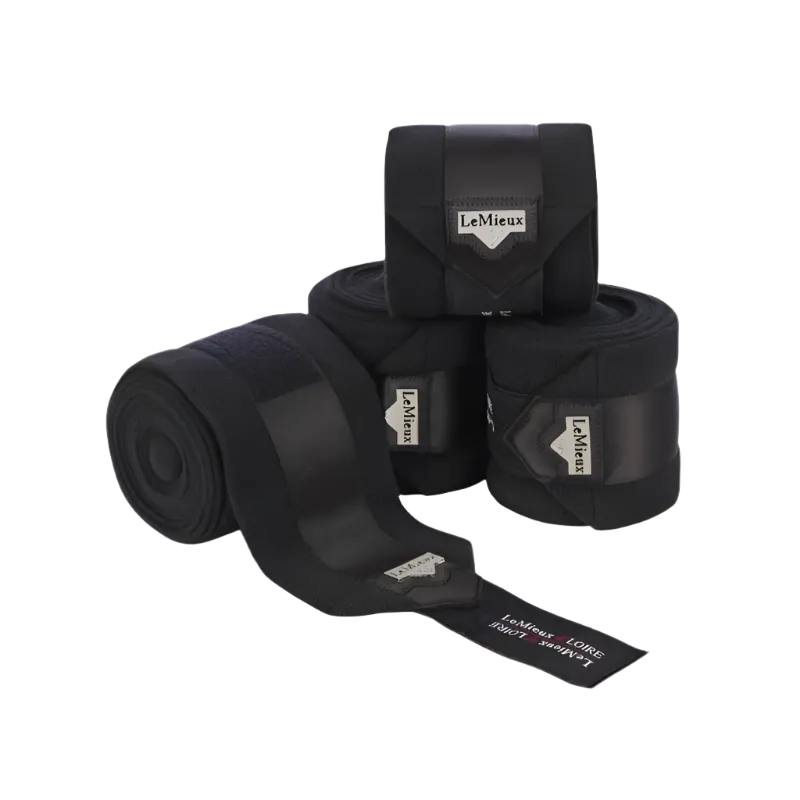 LeMieux - Bandes de polo Loire noir (x4)