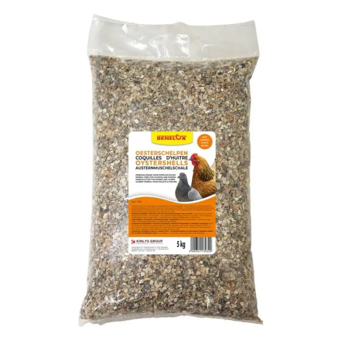 Benelux Oiseaux Coquilles d'Huîtres 5kg