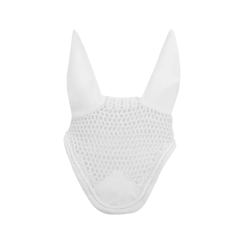 Equithème - Bonnet chasse-mouches Polyfun blanc