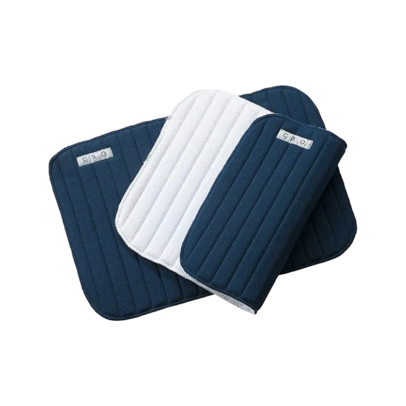 Equithème - Sous-bandages cooldry Postérieurs Marine (x2)