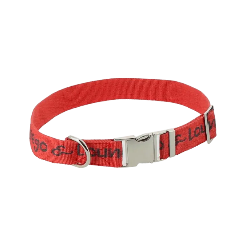 Diego & Louna - Collier nylon corail