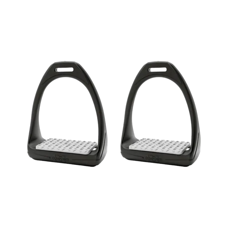 Compositi - Étriers Soft reflex noir/ gris