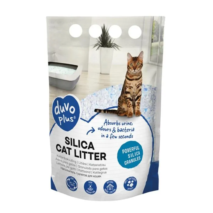 Duvo+ Silica Litière pour Chats 5l