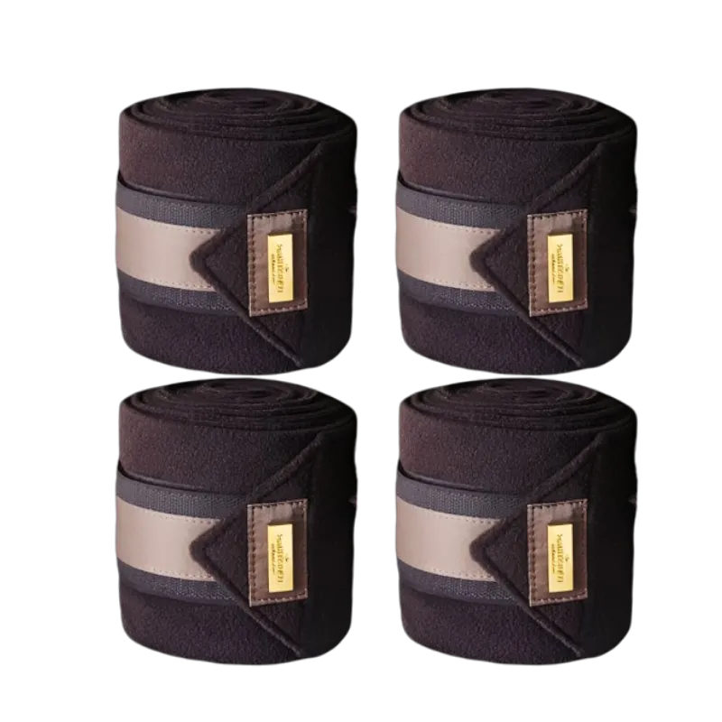 Equestrian Stockholm - Bandes de Polo Golden brown (x4)