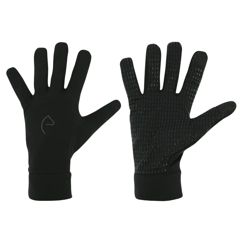 Equithème - Gants fin digital noir