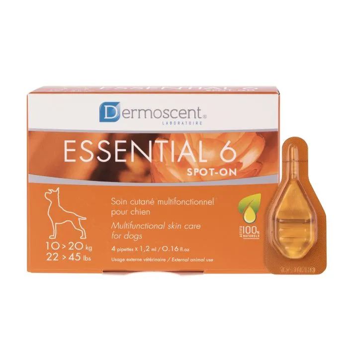 Dermoscent Essential 6® Spot-On Chien 4 Pipettes