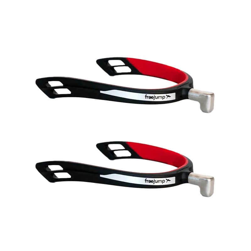 Freejump - Éperons articulés Spur'On Marteau Noir / Rouge