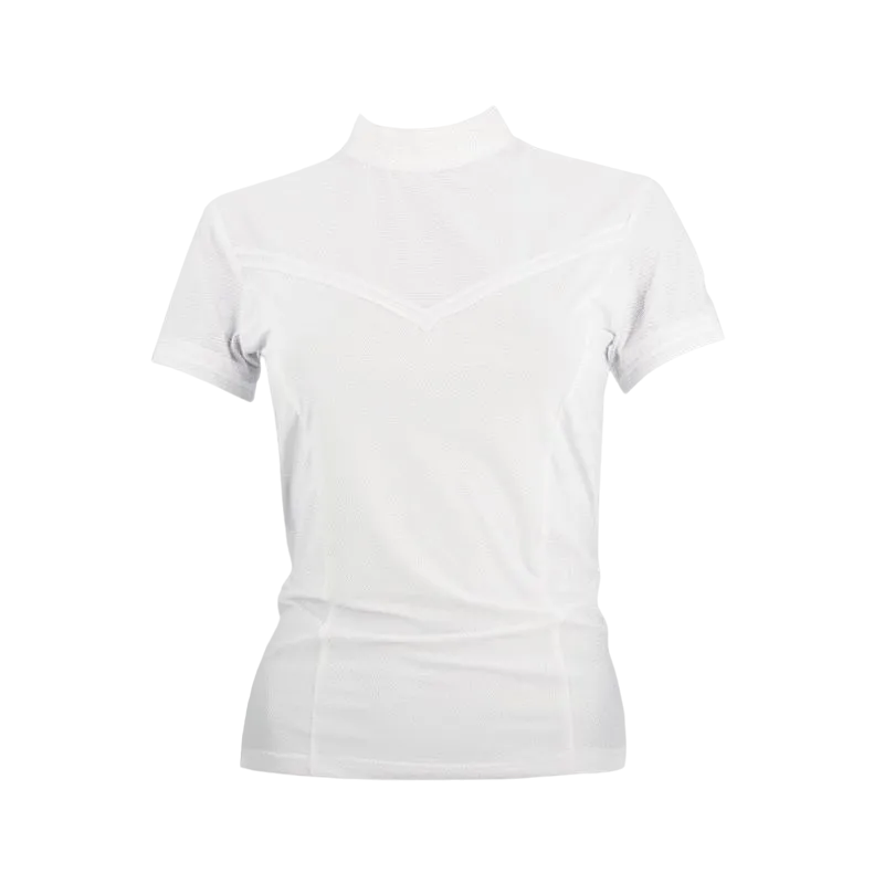 Harcour - Polo manches courtes de concours Evita blanc