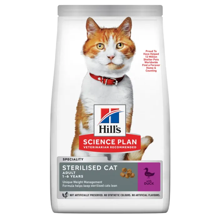 Hill's Science Plan Young Adult Sterilised - Canard - 7 Kg