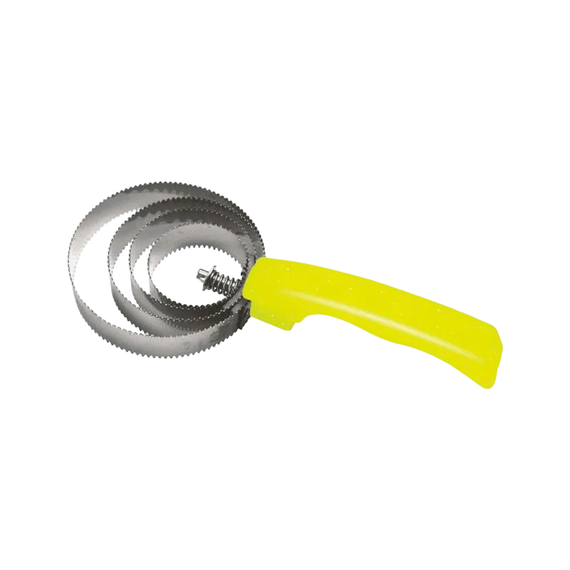 Hippotonic - Etrille américaine ronde fluo pailleté jaune