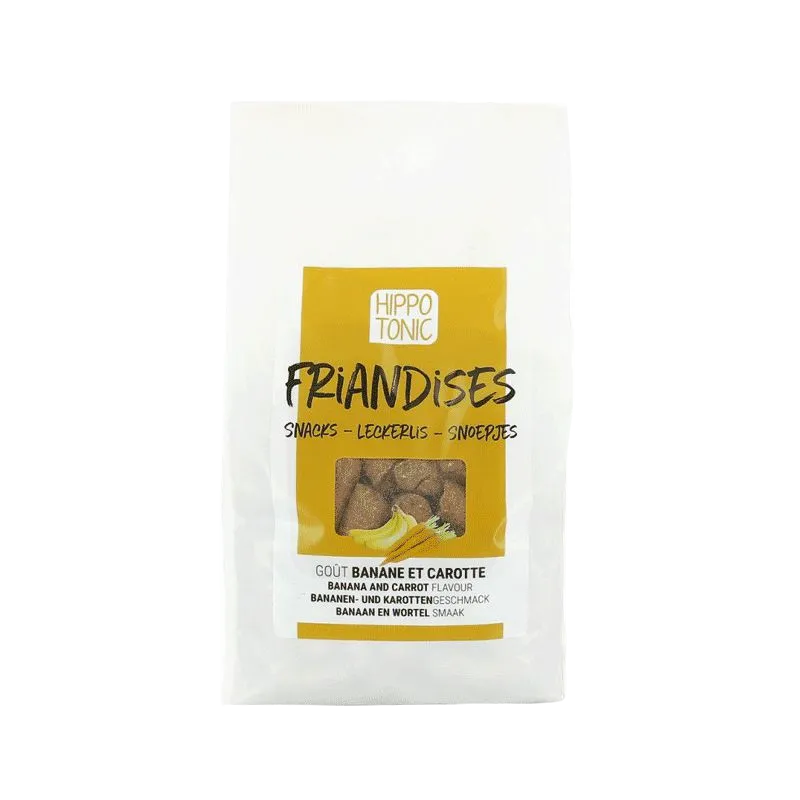 Hippotonic - Friandises pour chevaux banane et carotte