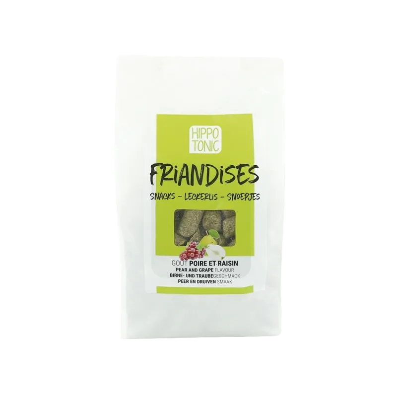 Hippotonic - Friandises pour chevaux poire et raisins
